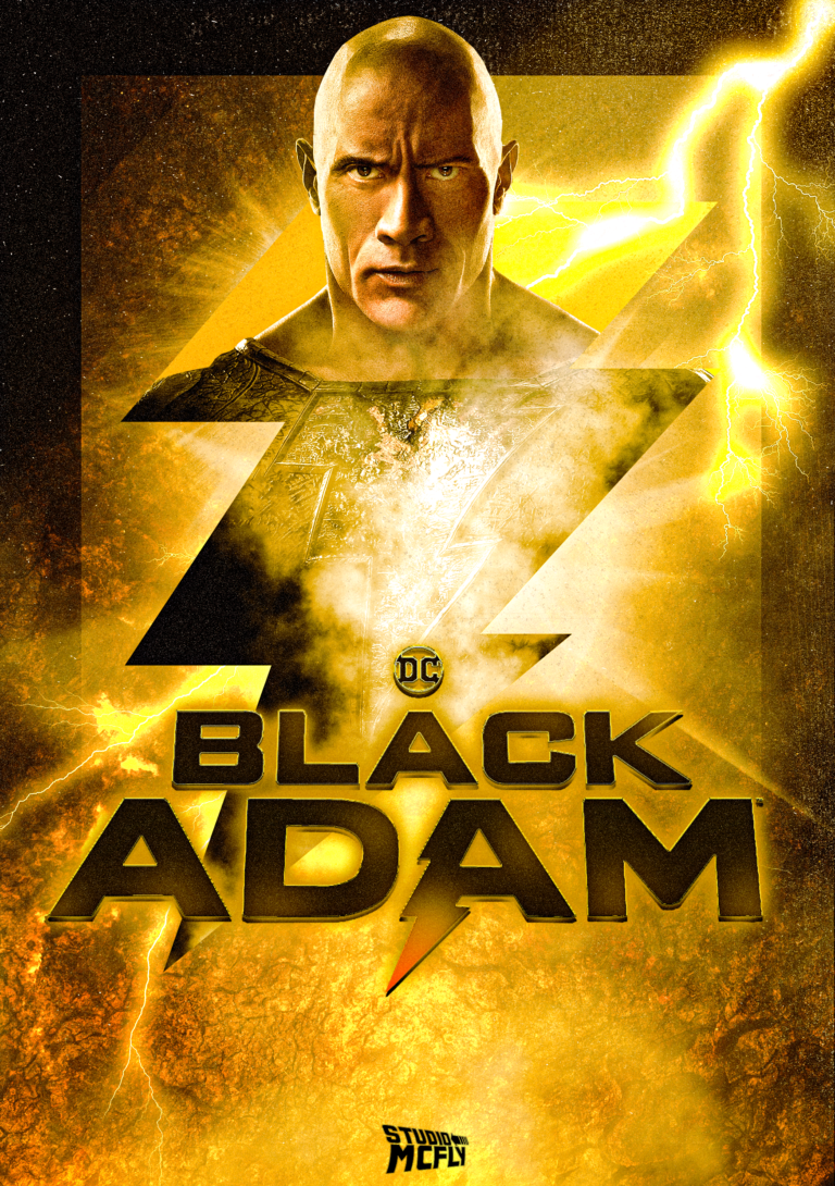 Black Adam Rock Poster